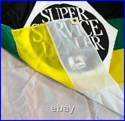 John Deere Advertising Banner Sign Fabric Super Service Dealer Vintage Large 3