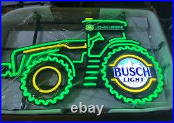 John Deere Busch Light Beer Led Tractor! Ships To You Today