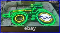 John Deere Busch Light Beer Led Tractor! Ships To You Today