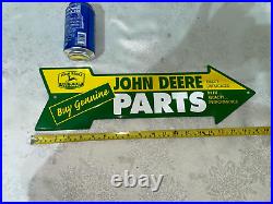 John Deere Buy Genuine Dealer Parts Metal Sign Mint Shape