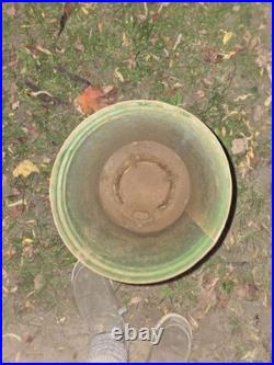 John Deere Cast Iron Corn Planter Seed Box & Lid Farm Sign 1940s 1950s