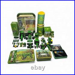 John Deere Collectibles Collection Lot ERTL Diecast Knife Tins Trays Tractor Toy