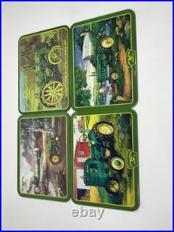 John Deere Collectibles Collection Lot ERTL Diecast Knife Tins Trays Tractor Toy
