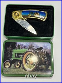 John Deere Collectibles Collection Lot ERTL Diecast Knife Tins Trays Tractor Toy