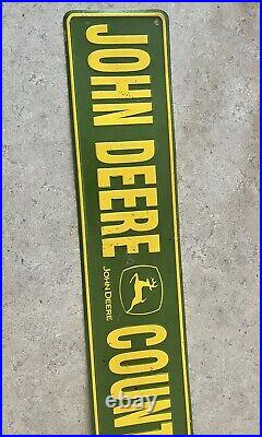 John Deere Country Metal Sign