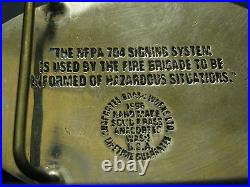 John Deere DSS TAD FIRE BRIGADE NFPA 704 System EMPLOYEE Belt Buckle 1995 1/68