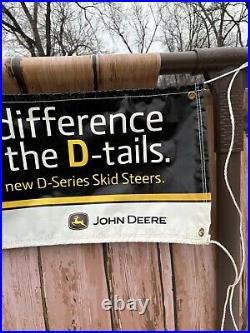 John Deere D Series Skid Steer Banner Sign Large 6 Feet Long