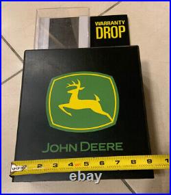 John Deere Dealer Wooden Warranty Pamphlet Brochure Drop Box Display RARE