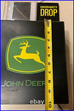 John Deere Dealer Wooden Warranty Pamphlet Brochure Drop Box Display RARE