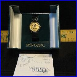 John Deere Employee 25 Year (1 Diamond) Leather Band Montreux Wrist Watch NIB