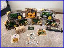 John Deere Ertl Dealer Collection 13 Pc Lot Signed Joseph L. Ertl Tractors NIB