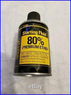 John Deere Ether Starting Fluid Can Sign Old Original Gas Oil Farm Rare Tractor