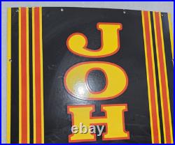 John Deere Farm Equipment Porcelain Enamel Sign 72x 24inches