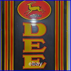 John Deere Farm Equipment Porcelain Enamel Sign 72x 24inches