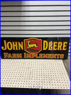 John Deere Farm Implements Original sign