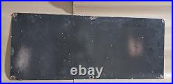 John Deere Farm Implements Porcelain Enamel Sign 36 X 15 Inches 1 Sided