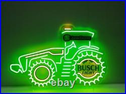 John Deere Farm Tractor Busch Light Beer LED Neon Light Lamp Sign With Dimmer John Deere Farm Tractor Busch Light Beer LED Neon Light Lamp Sign With Dimmer