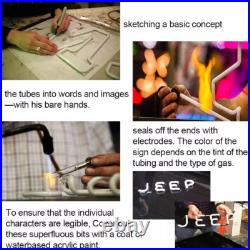 John Deere Farm Tractor Garage Neon Light Lamp Sign Glass Wall Decor 24x20