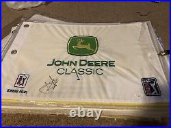 John Deere Flag Signed Jordan Spieth 1st Win