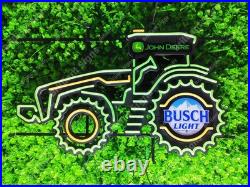 John Deere For Farmers Beer 24x15 Vivid LED Neon Sign Light With Dimmer