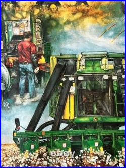 John Deere From Swords to Plowshares Signed Crouse Numbered Print 1947-1997