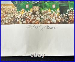 John Deere From Swords to Plowshares Signed Crouse Numbered Print 1947-1997