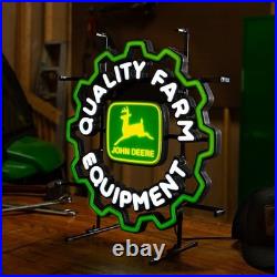 John Deere Gear Logo LED Neon Sign LP87738 New OEM