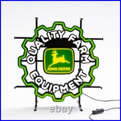 John Deere Gear Logo LED Neon Sign LP87738 New OEM