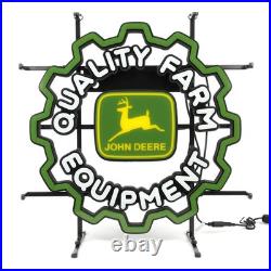John Deere Gear Logo LED Neon Sign LP87738 New OEM