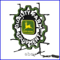 John Deere Gear Logo LED Neon Sign LP87738 New OEM