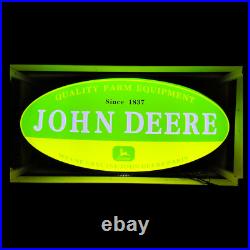 John Deere LED Sign / Farm Barn Signs Farming Sign Mens Tractor Decor Man Cave John Deere LED Sign / Farm Barn Signs Farming Sign Mens Tractor Decor Man Cave