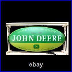 John Deere LED Sign / Farm Barn Signs Farming Sign Mens Tractor Decor Man Cave John Deere LED Sign / Farm Barn Signs Farming Sign Mens Tractor Decor Man Cave