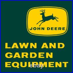 John Deere Lawn & Garden Equipment Metal Sign 24 Dia. Square USA Steel