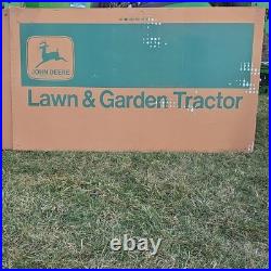 John Deere Lawn & Garden Tractor Advertising Sign Weekend Freedom Machine
