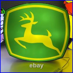 John Deere Light Led Neon Sign USB Powered Dimmable for Garage Wall Decor
