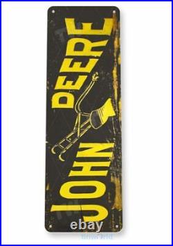 John Deere Lot Of 5 Tin Signs Tractor Farm Country Quality Farm Equipped
