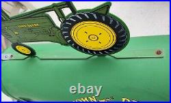 John Deere Mailbox Model B Rural Tractor Topper 21x 8 Base Rare Design