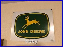 John Deere Metal Signs