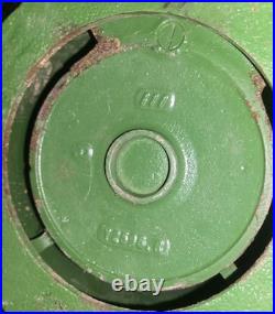 John Deere Moline ILL Cast Iron Corn Planter Seed Box & Lid Farm Sign Y2596 B
