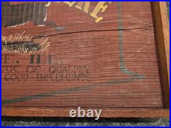 John Deere Moline IL Painted Barn Wood Illinois Farming Farm Wall Sign Deer Buck