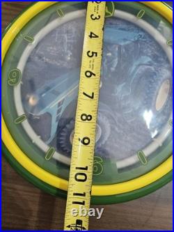 John Deere Neon Wall Clock 12 Tractor Design