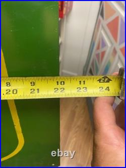 John Deere Painted Metal Sign 15 x 22 GAS OIL SODA FARM FEED SEED TRACTOR