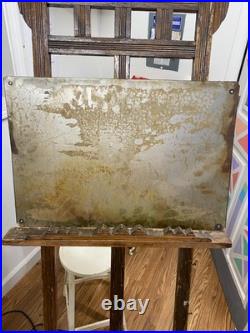 John Deere Painted Metal Sign 15 x 22 GAS OIL SODA FARM FEED SEED TRACTOR