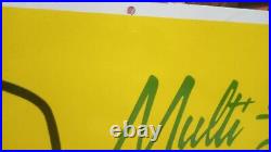 John Deere Porcelain Enamel Heavy Metal Sign 36 x 18 Inches Double Side John Deere Porcelain Enamel Heavy Metal Sign 36 x 18 Inches Double Side