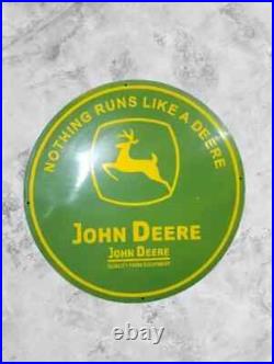 John Deere Porcelain Enamel Sign Size 42inche