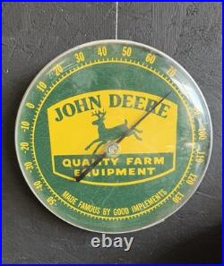 John Deere Quality Farm Equipment Advertising Thermometer
