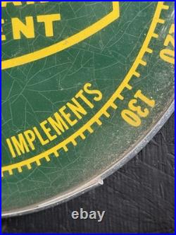 John Deere Quality Farm Equipment Advertising Thermometer