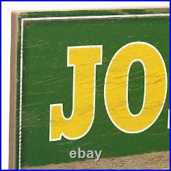 John Deere Quality Farm Equipment Made with Pride Wood Wall Decor Large Joh