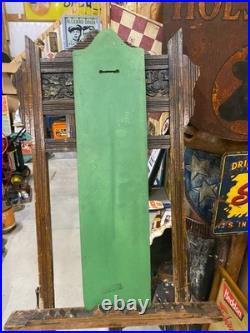 John Deere RARE Hard Plastic Thermometer Sign 29 x 8 FARM GAS OIL COLA