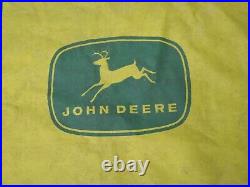John Deere Sign Original 1960s Banner Farm Tractor